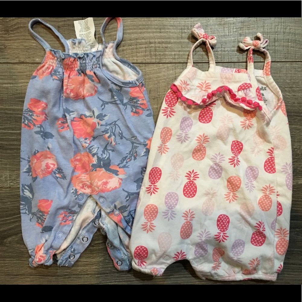 2 Pack Summer Rompers